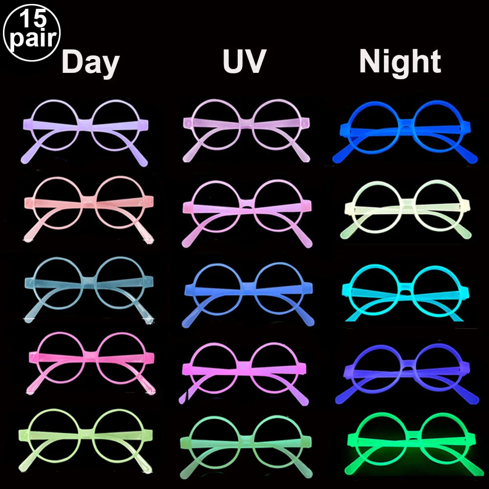 6 12 24 30 Pcs Neon Party Supplies Neon Formal Hats Glow In The UV Light Party Fluorescent Hat UV Light Party Decorations Adults
