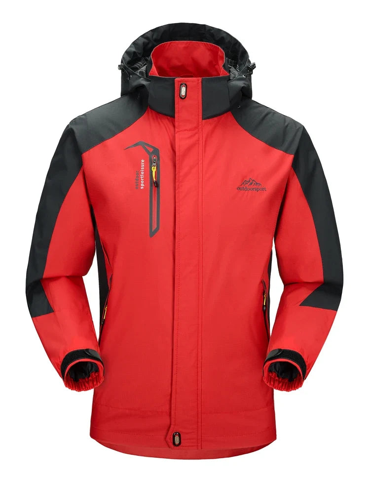 Men's Lightweight Waterproof Rain Jacket 5000mm Windbreaker Lined Casual Spring Autumn Fishing Hiking Outdoor Leisure Jacket