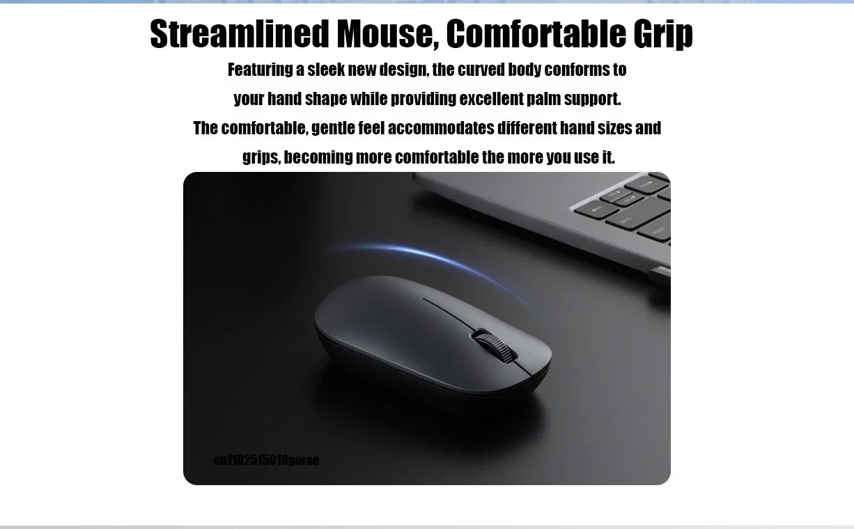 Xiaomi Wireless Keyboard and Mouse Set 3 2.4G Wireless Slim and Quiet Business Office Use Plug and Play