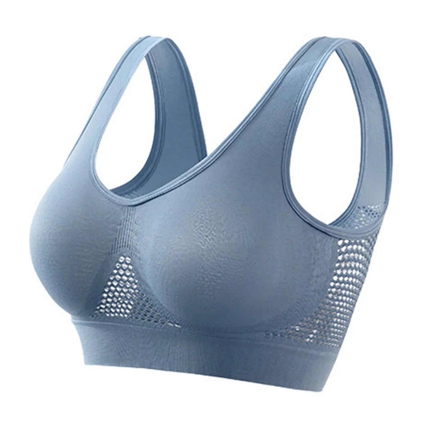 Women Anti-sagging Yoga Sports Bra High-Impact Fitness Tank Top