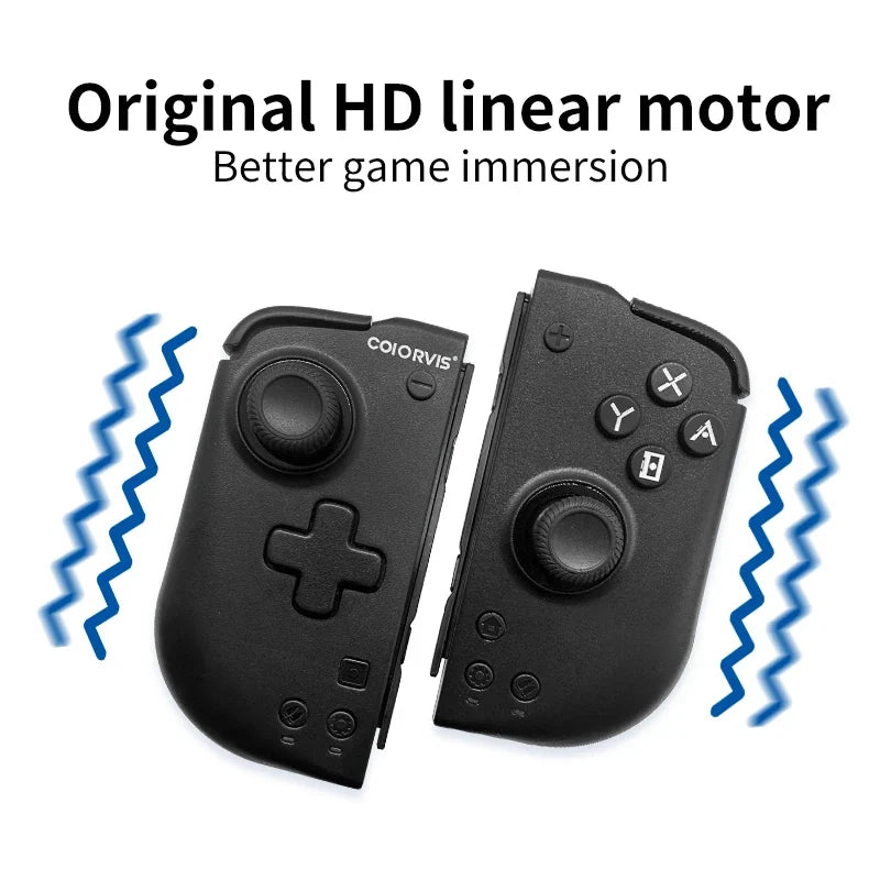 For Switch/Switch OLED Gaming Controller HD Sensory Vibration Hall Joystick Wireless Split Controller Precise and Durable