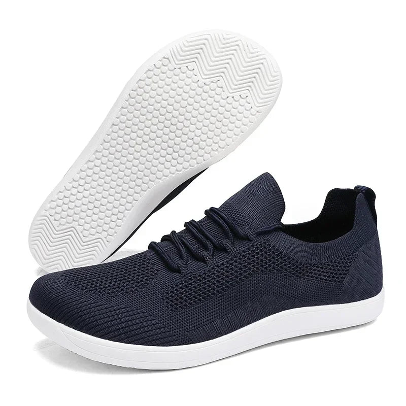 Men's Wide Toe Minimalist Sports Shoes Breathable and Comfortable Hiking Shoes Breathable Black Fitness Running Women's Shoes