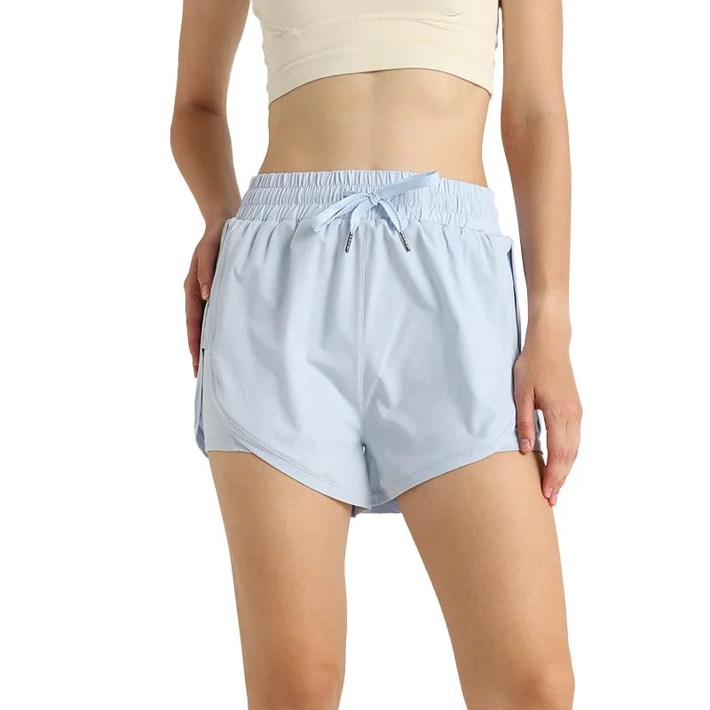 Lightweight High Waisted Yoga Shorts for Women