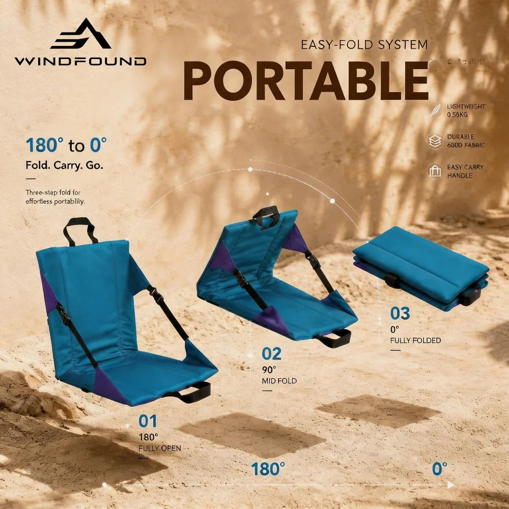 Lightweight Foldable Waterproof and Thick Camping Backrest Cushion A Must-have for Camping Suitable for Campingand Beach