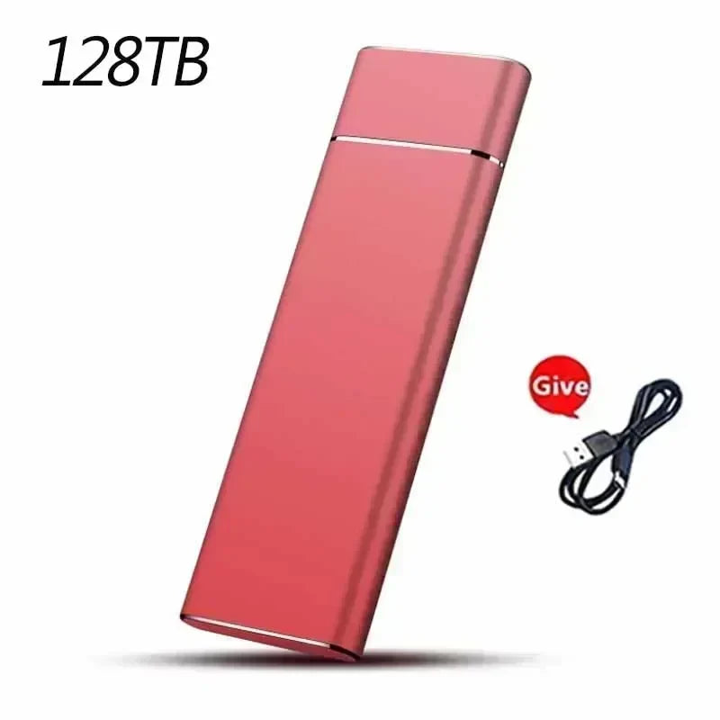 Mini Portable USB SSD 1TB 2TB High-speed Original Mass Storage SSD USB3.0 External Hard Drive for USB SSD Computer Laptop