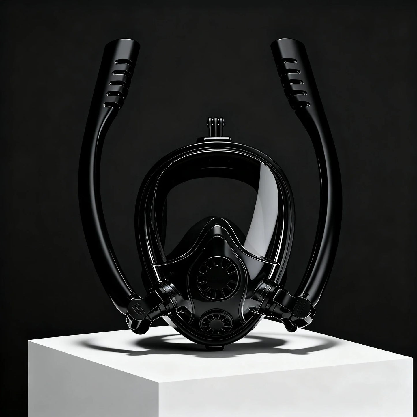 Adults Full Face Snorkel Mask Double Breathing Tube 180° Wide-Eye Panoramic Vision Advanced Anti-Fog Swim Leak-Proof Adventures
