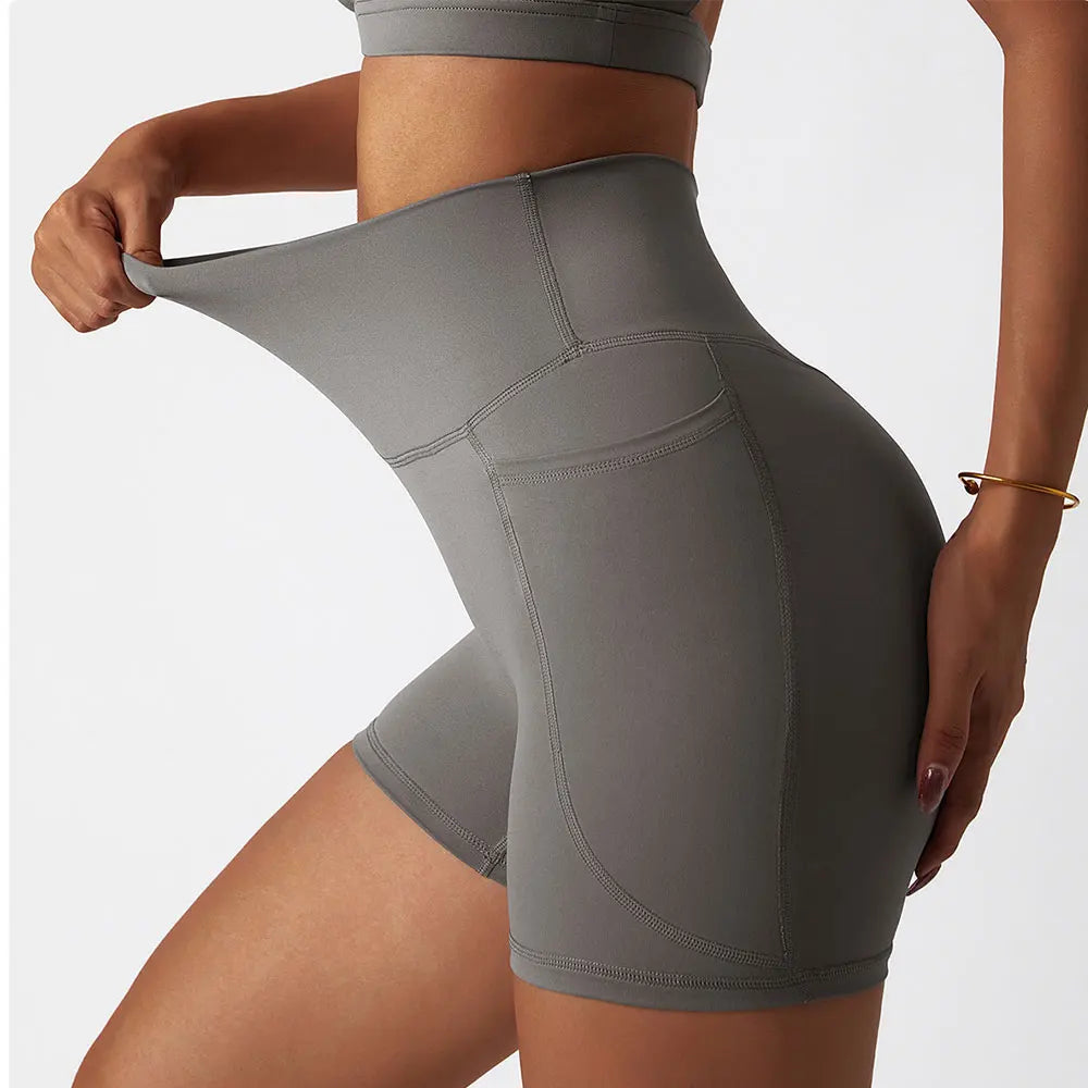 High Waisted Yoga Shorts for Women