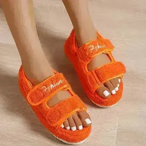 Casual Thick Bottom Women Sandals Blue/Orange/Black/Green