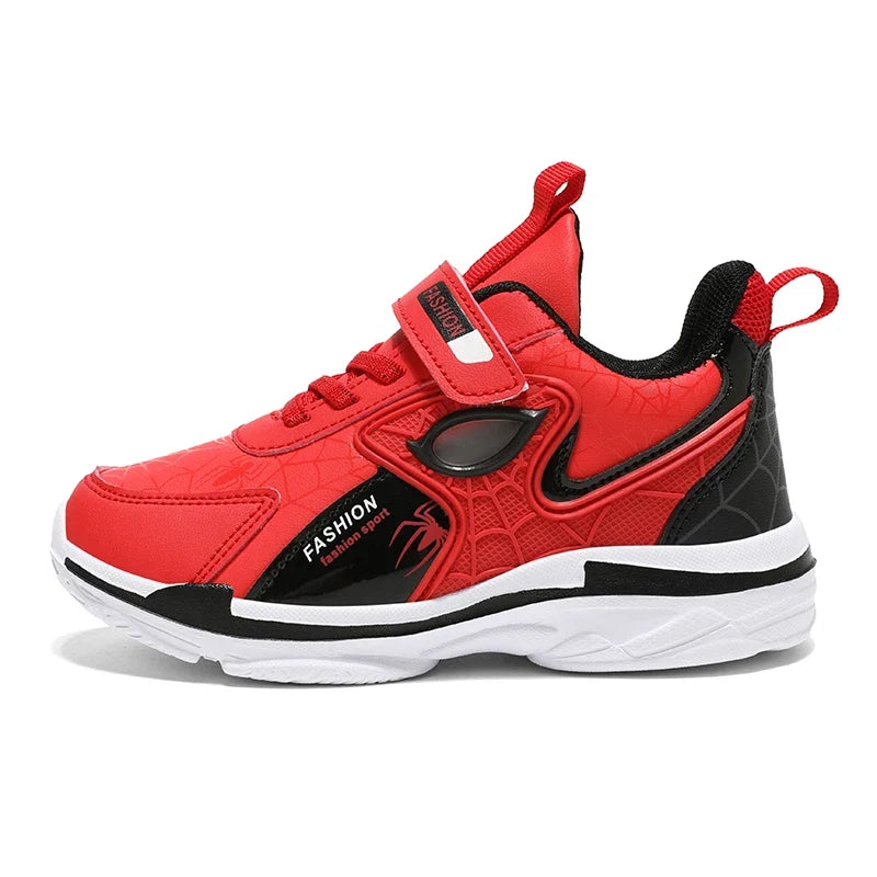 Autumn Children Shoes Boys Sneaker Cartoon Lightweight Luxury PU Leather Sneaker Kids School Casual Sports Shoes Size 28-37