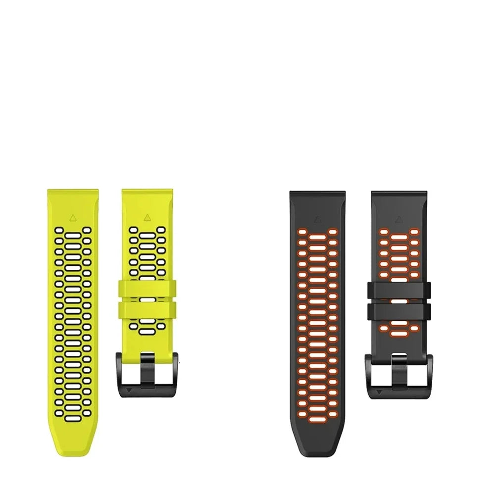 Garmin QuickFit 22/26mm Breathable Two-Tone Silicone Band