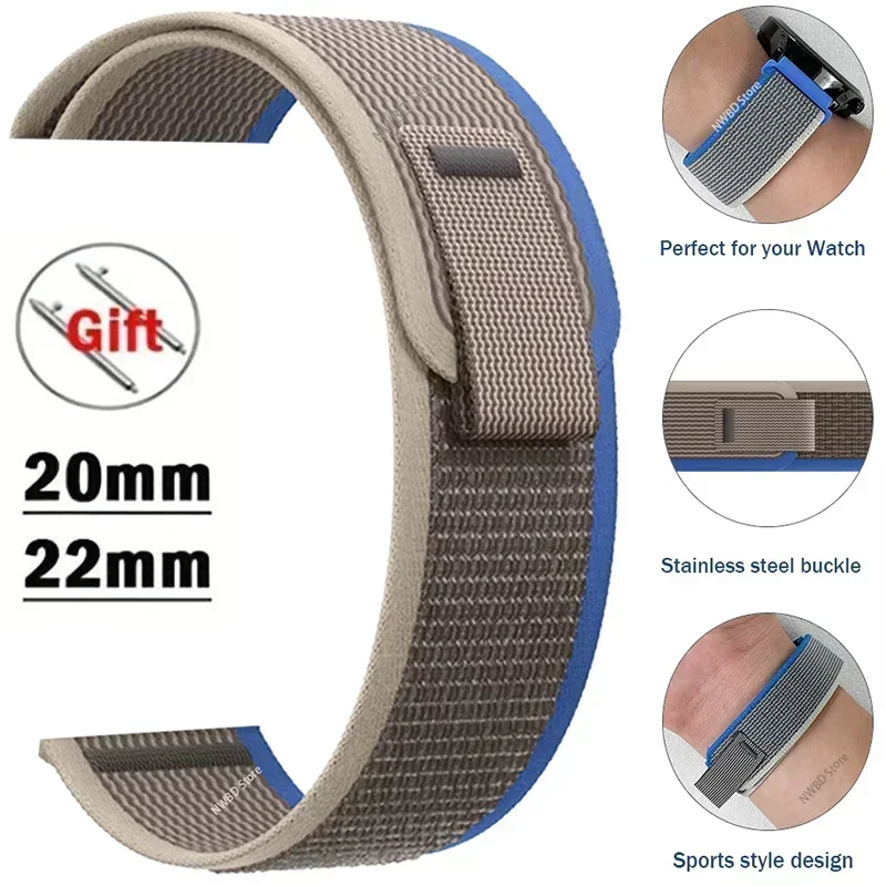 Motorola Moto Watch Nylon Trail Loop Band with Pull Tab