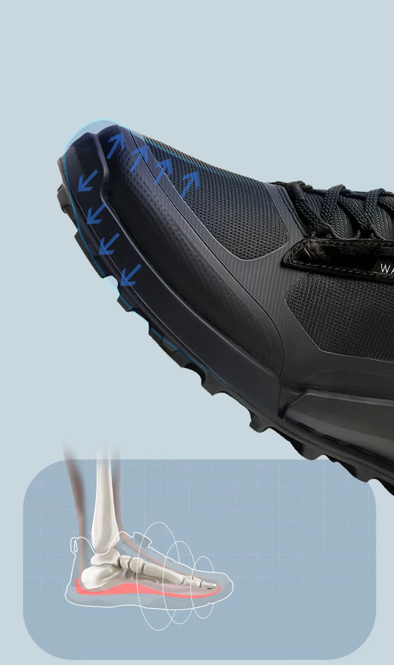 New Men's Shoes Mesh Breathable Outdoor Hiking Shoes Men Lightweight Anti Slip Waterproof Casual Sports Shoes zapatillas hombre