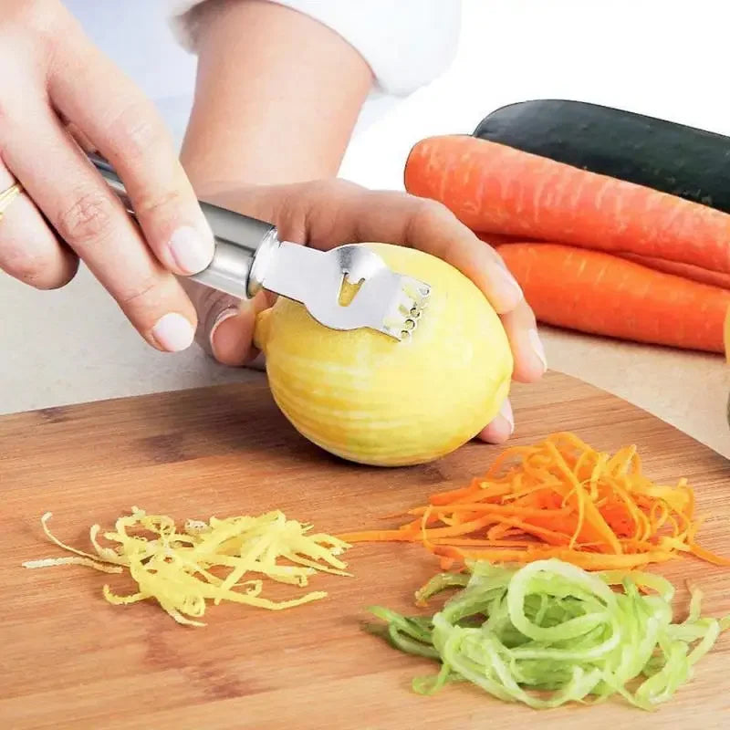 1pc Lemon Zester Grater Stainless Steel Peeler Kitchen Stuff Kitchen Accessories Kitchen Gadgets