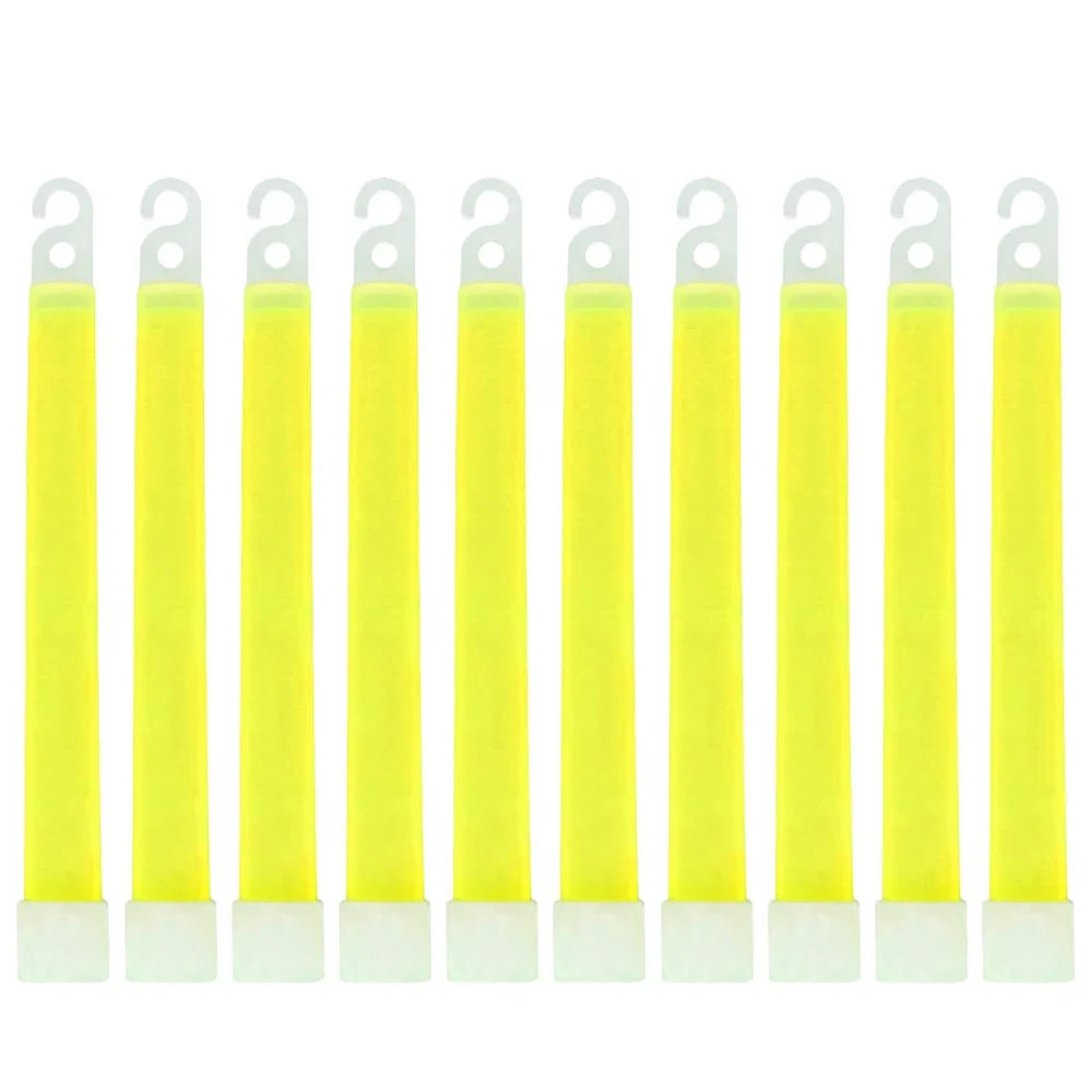 1/5/10PCS Fluorescence Glow Stick Military Glow Light Sticks with Hook Outdoor Emergency Glow In The Dark Party Light Sticks