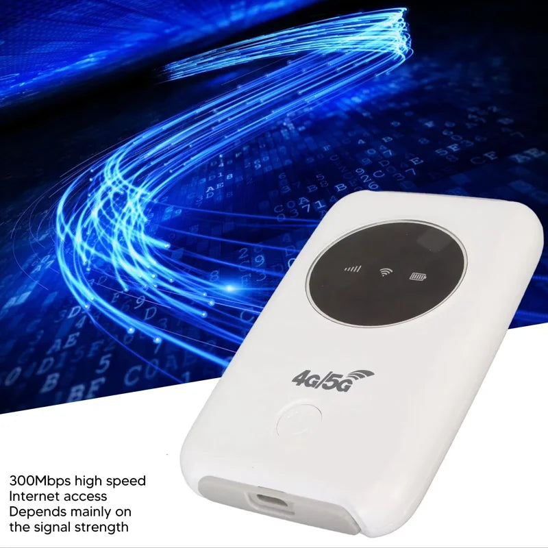 300Mbps Unlocked WiFi Micro SIM Card Slot Built In 3200MAh Wireless Portable WiFi Router 4G LTE USB WiFi Modem