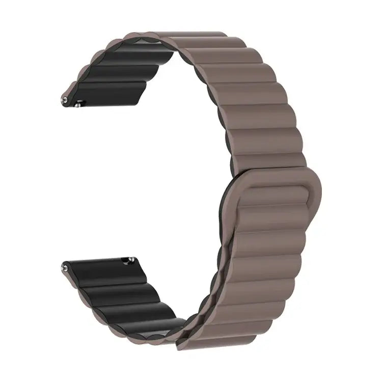 Amazfit Balance, GTR, GTS & Bip Ribbed Magnetic Silicone Loop Band