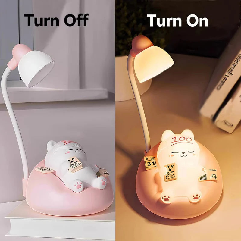 Bonitas y acogedoras luces nocturnas de gato