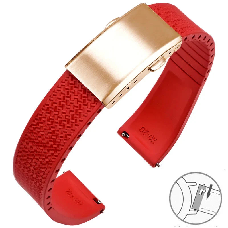 COROS PACE & APEX FKM Rubber Band with Folding Clasp