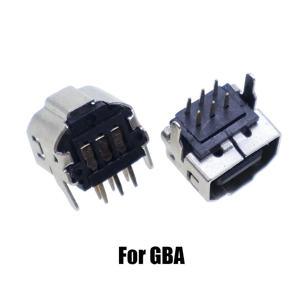 2pcs For NDS NDSL NDSi XL Power Socket Charging Port For GBA GBASP Link Connector For Switch / Lite / Oled / Pro NS Console