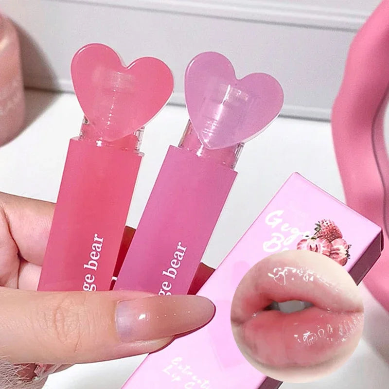 Brillo labial de gelatina con forma de corazón GEGE BEAR