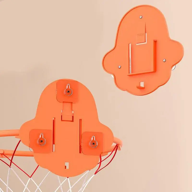 Indoor Basketball Hoop 32cm Dribbling Silent Basketball Training Hoop Noiseless Bouncing Wall-Mounted Toddler Outdoor Toys