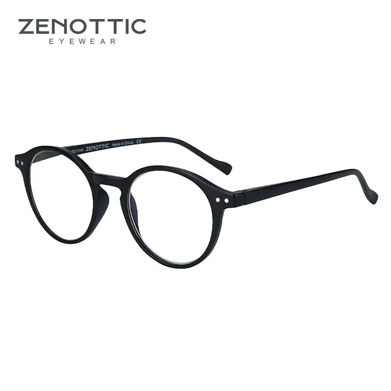 ZENOTTIC 2026 Retro Reading Glasses Anti Blue Light Blocking Readers Fashion Lightweight Eyeglasses Women Men Diopter 0 to 4.0