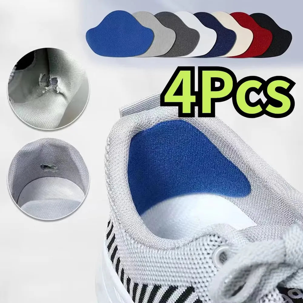 4/6 PCS Shoe Repair Patches, Heel Protector Pads, Anti-Wear Hole Fixing, Self-Adhesive Repair Patches, Insole Foot Care Liner