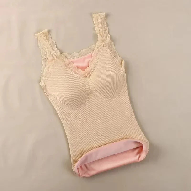 Thermal Underwear Plus Size Vest Thermo Lingerie Women Winter Clothing Warm Top Inner Wear Thermal Shirt Undershirt Intimate