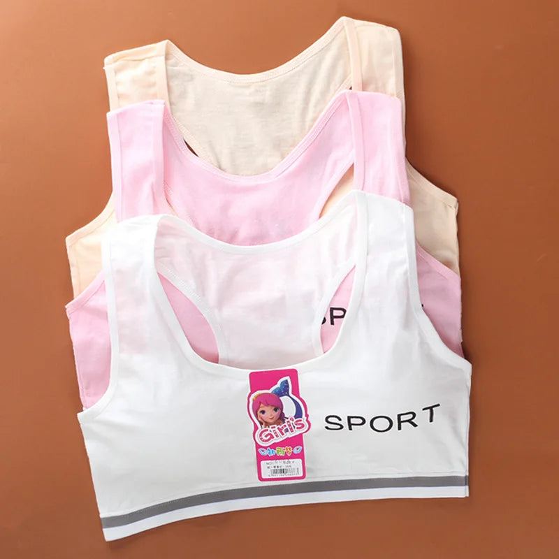 Youth Girls  Adjustable Sports Bras