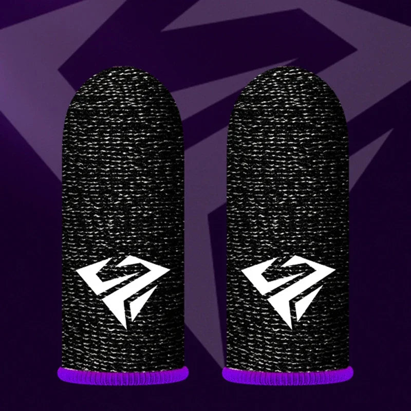 Hot Sales Game Fingertip Gloves Sweatproof Anti-slip Gamer Thimbles Touch Screen Finger Sleeve Breathable Fingertip Parts