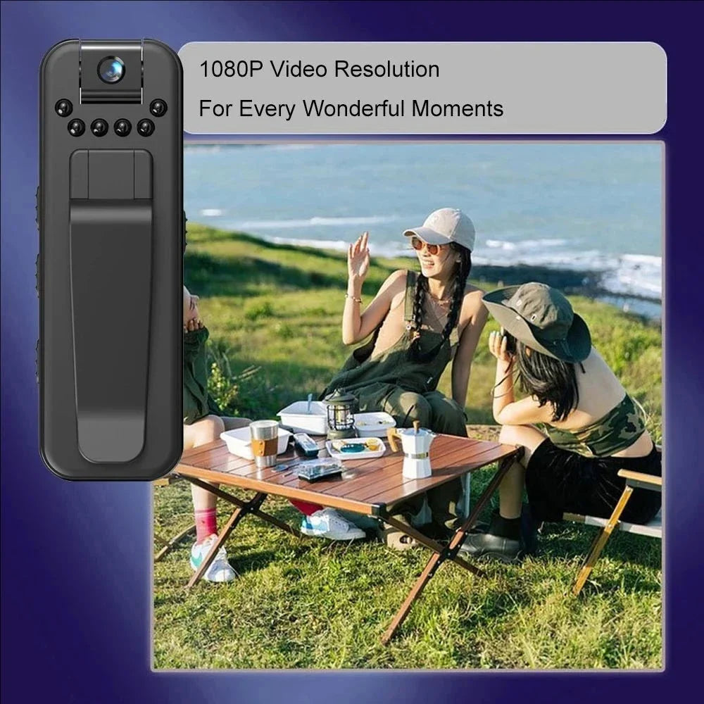1080P Portable Wifi Mini Camera Digital Video Recorder Worn Police Night Vision BodyCam Infrared Miniature Camcorder