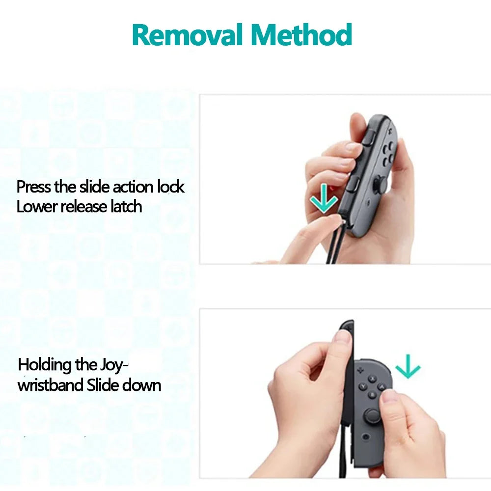 1 Pair For Nintend Switch OLED Gamepad Controller Switch Gamepad Hand Rope Game-pad Wrist Strap Laptop Video Games Accessories