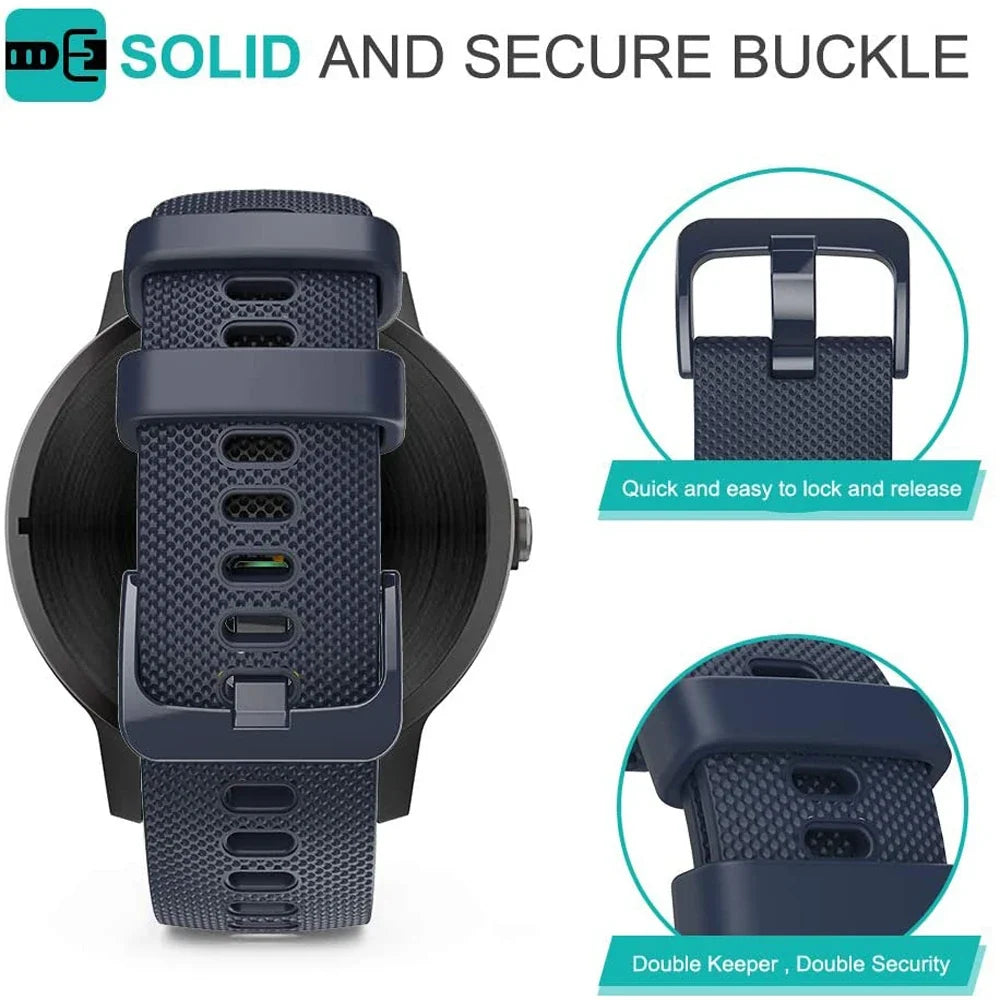 COROS Silicone Watch Band Quick Release Strap for Smartwatch