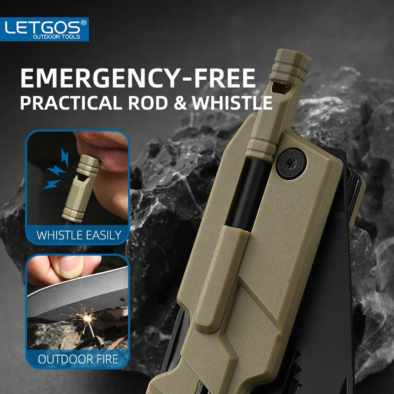 Cuchillo de supervivencia VersaEdge 22 en 1: la herramienta definitiva para actividades al aire libre