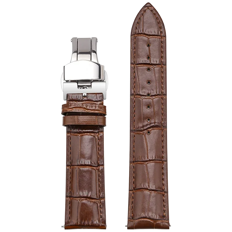 Garmin 14/18/20/22/24mm Quick Release Croc-Embossed Leather Band