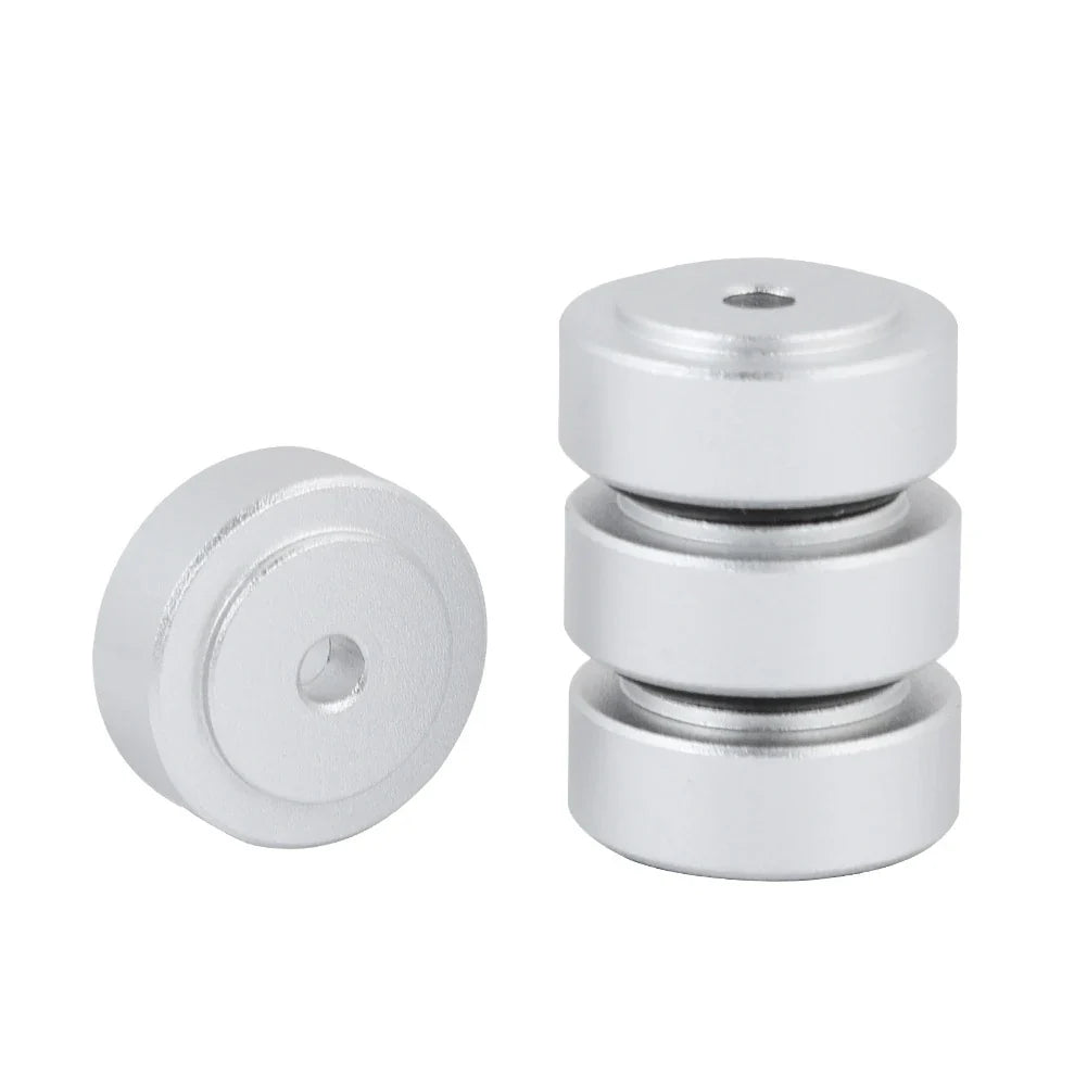 4PCS 20*8mm Aluminum Alloy Amplifier Feet Shock Absorber Amplifier Pads Feet