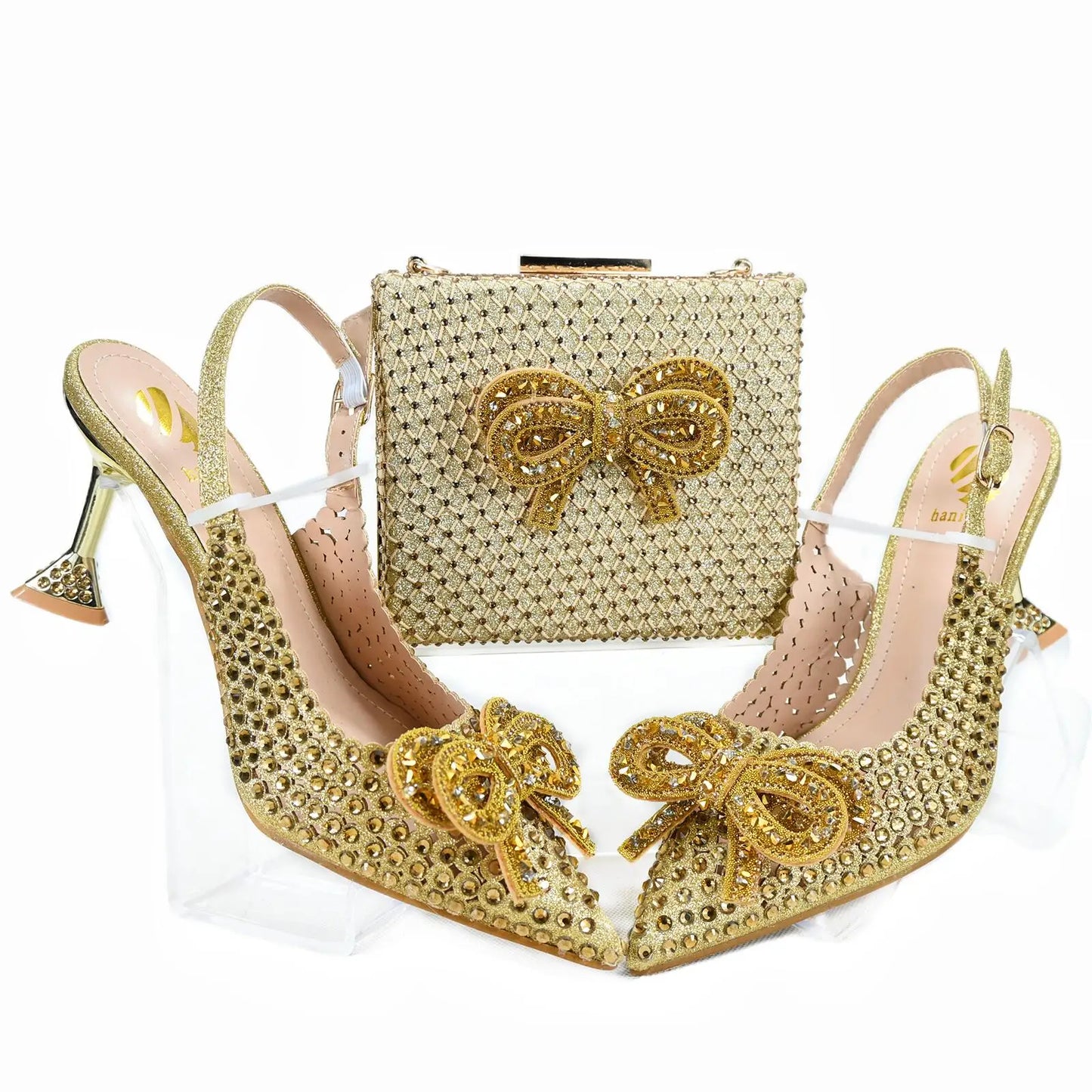 Último Conjunto de Zapatos y Bolso a Juego HTG1-10