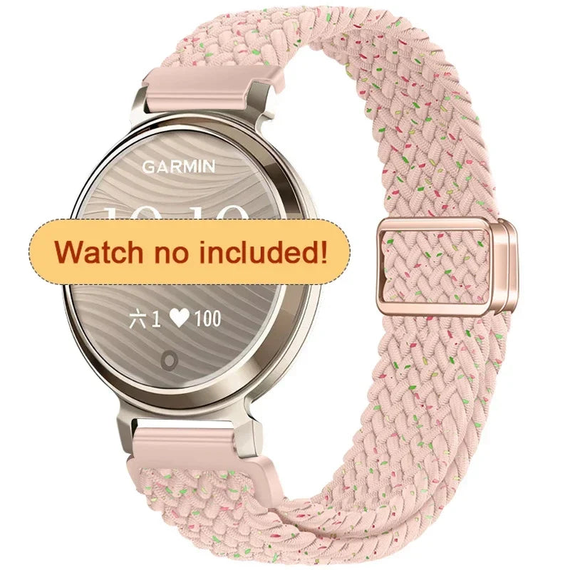 Garmin Lily 2 & 2 Active 14mm Braided Nylon Magnetic Band