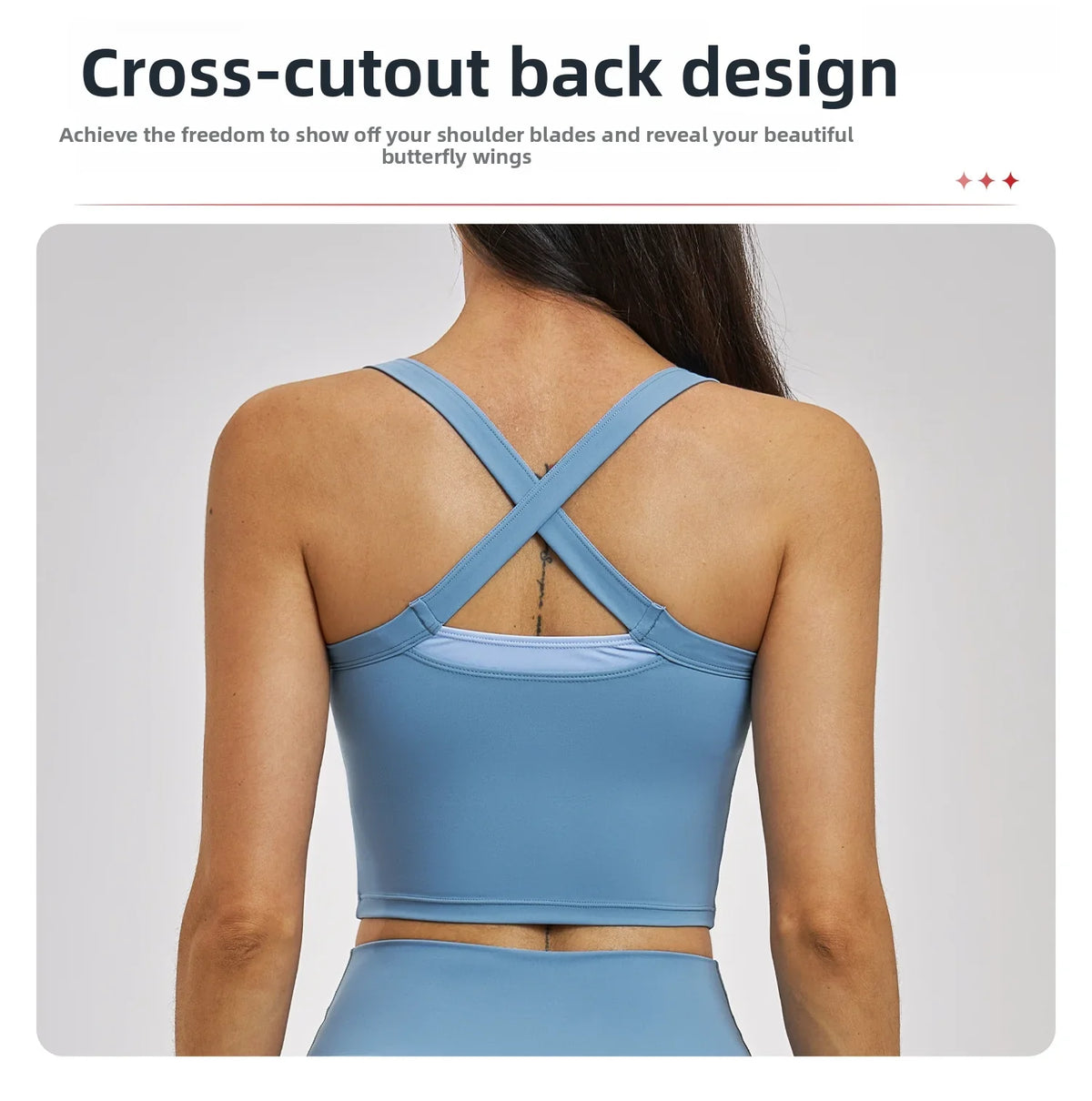 Yoga Bra Women High Strength Sport Bra Anti-Sweat Fitness Top Shockproof Crop Top Push Up Running Sport Bra Gym Vest Workout Top