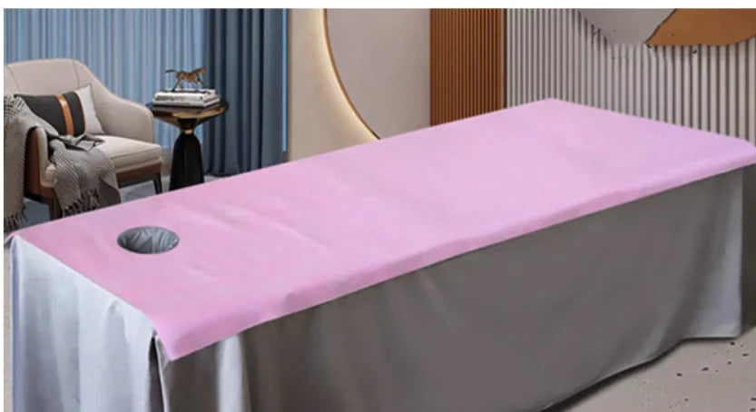 100pcs Disposable Thick Non-Woven Bed Cover Waterproof Breathable
