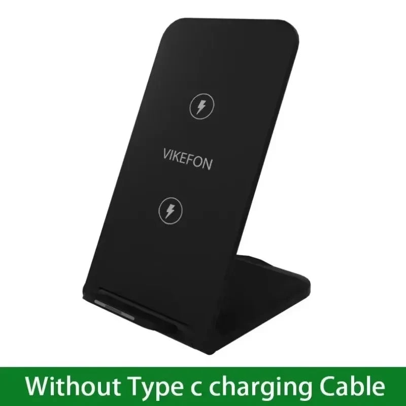 Wireless Charger Station Earphone Phone Fast Charging Charger Holder For iPhone 16 15 14 13 Pro Max Samsung S24 S23 Xiaomi