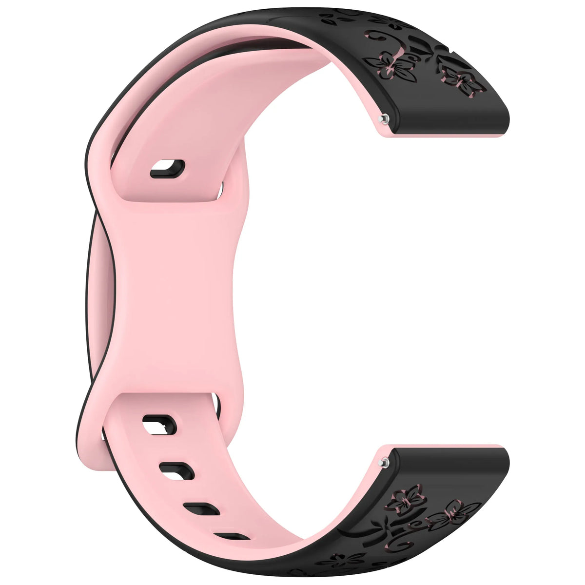 Motorola Moto Watch Floral Engraved Silicone Band