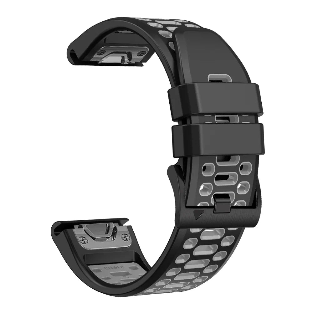 Garmin QuickFit 22/26mm Breathable Two-Tone Silicone Band