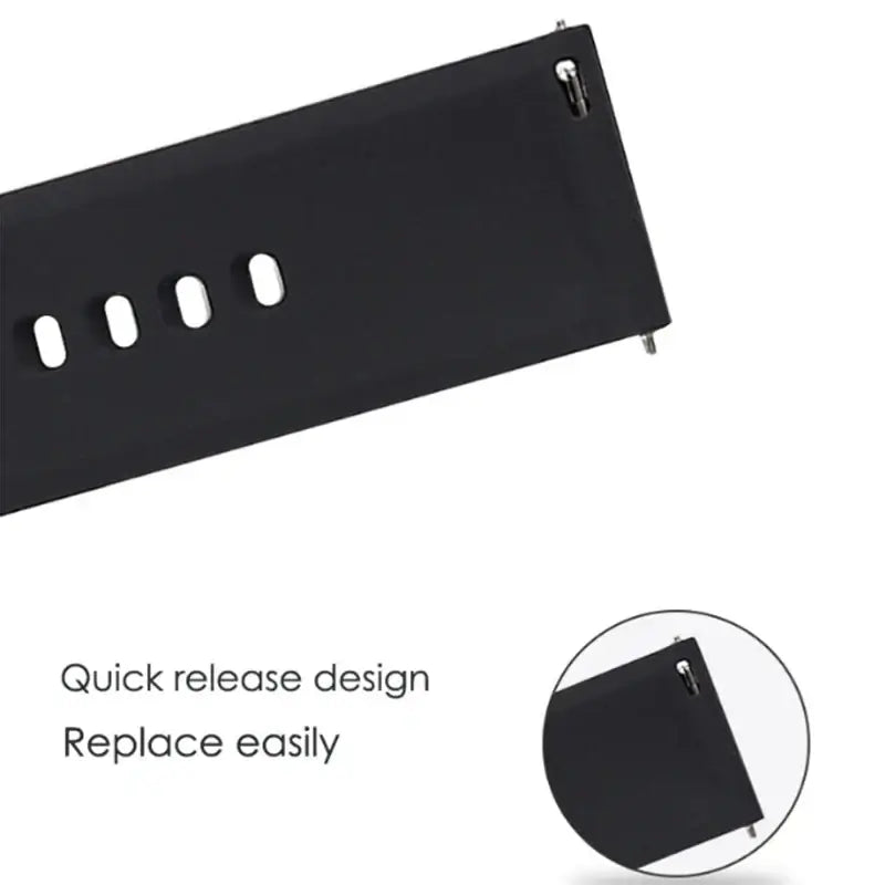 Amazfit Balance, GTR, GTS & Bip Grooved Silicone Band, 12 Colors