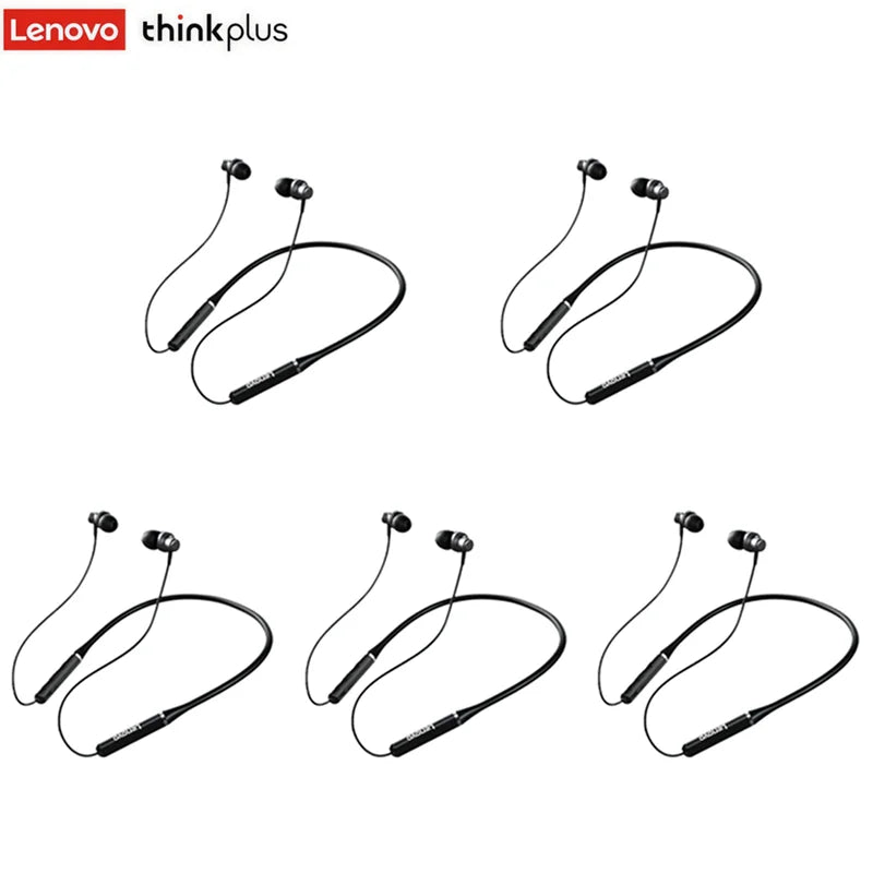 Origial Lenovo HE05X Bluetooth Earphones Earphone Waterproof Earplugs HIFI Sound Magnetic Neckband Headset Sports Headphone Gift