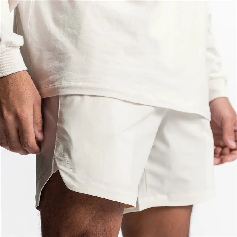 Pantalones Cortos de Correr para Hombre, Deportivos de Secado Rápido