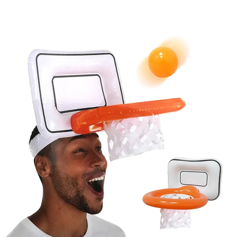 Mini Inflatable Basketball Hoop Outdoor Indoor Throwing Toys Inflatable Pump Funny Game Toy Basketball Toys