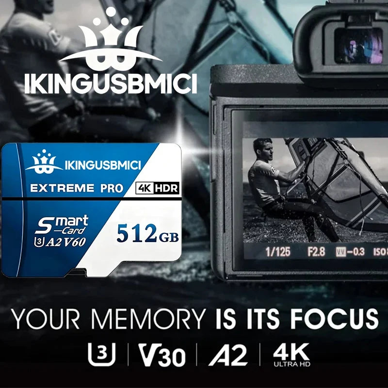 32GB 64GB 128GB 256GB 512GB Memory Card SD Cards TF Cards Micro TF Card UHS-I Ultra HD Full HD 4K Fast Transfer for Mac GoPro Ga