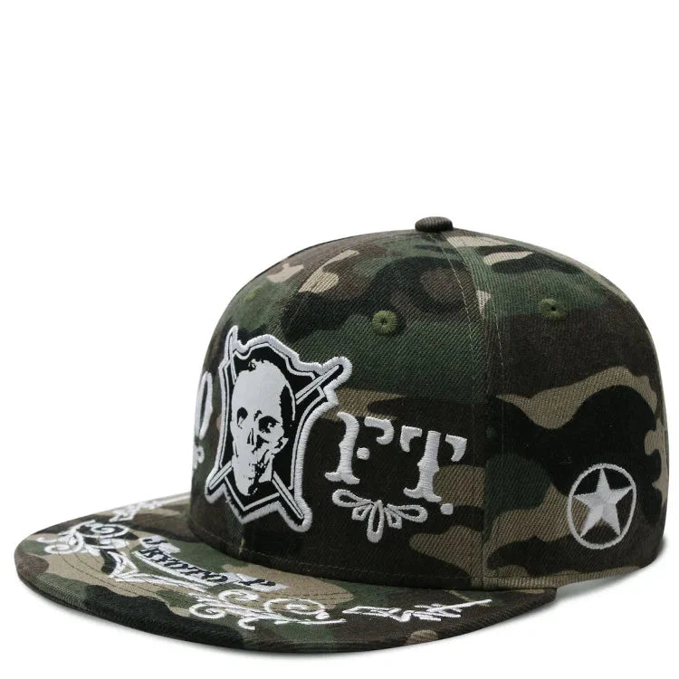 Gorra snapback de hip hop y punk rock