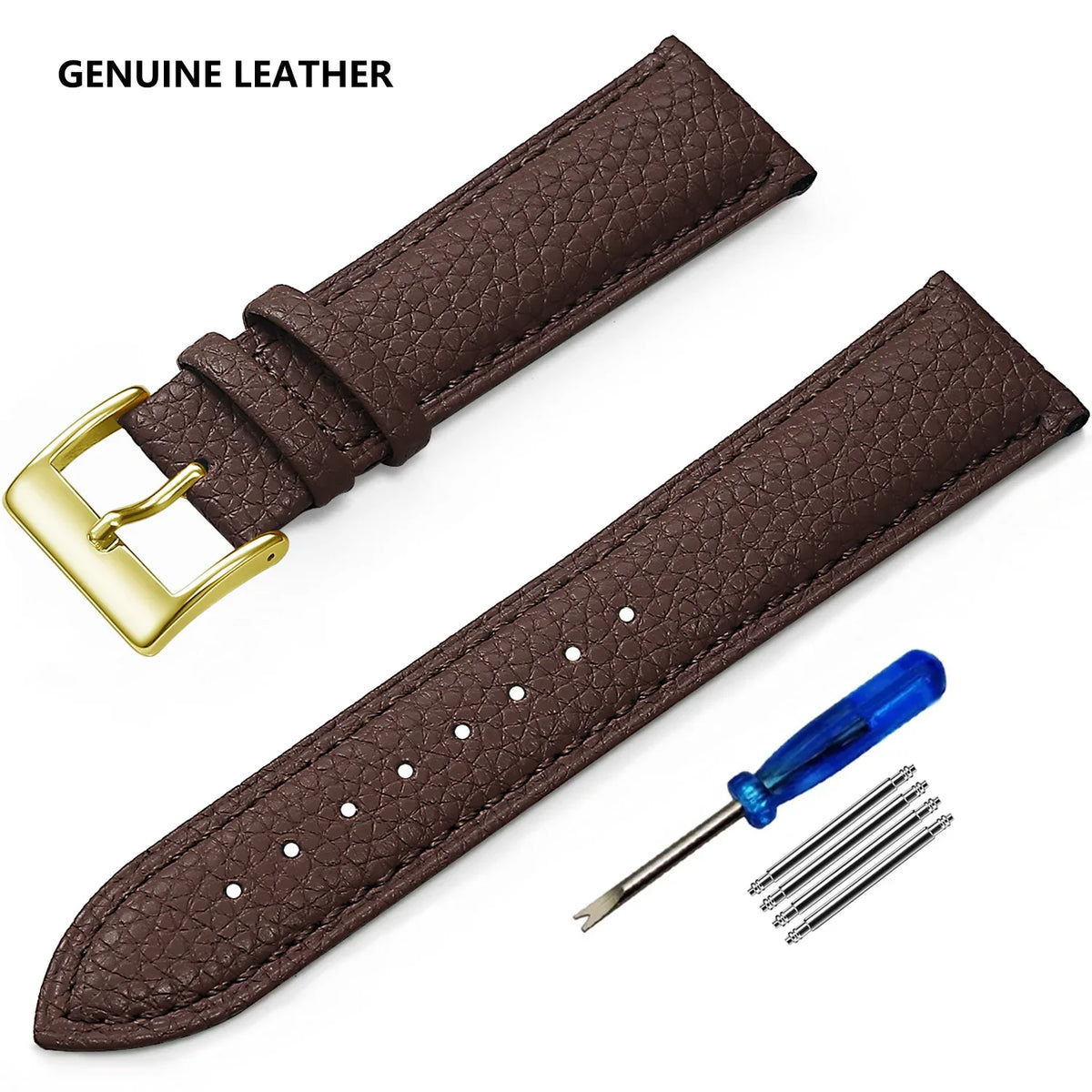 COROS PACE & APEX Grained Leather Band, Spring Bars & Tool